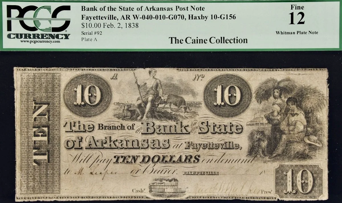 Hokiefan's-Collection-Of-Arkansas-Obsoletes,-Scrip-And-National-Bank-Notes