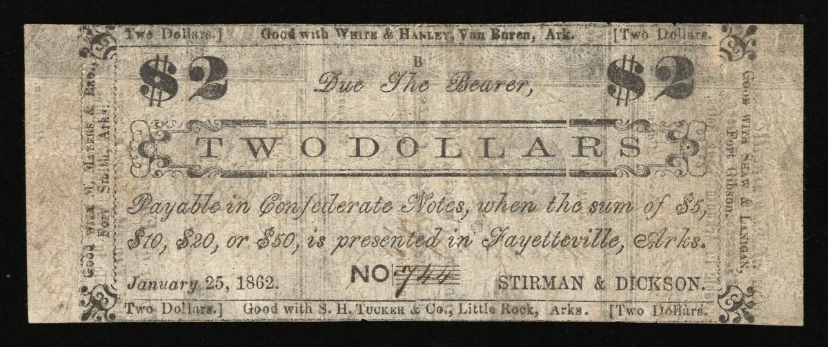 Hokiefan's-Collection-Of-Arkansas-Obsoletes,-Scrip-And-National-Bank-Notes