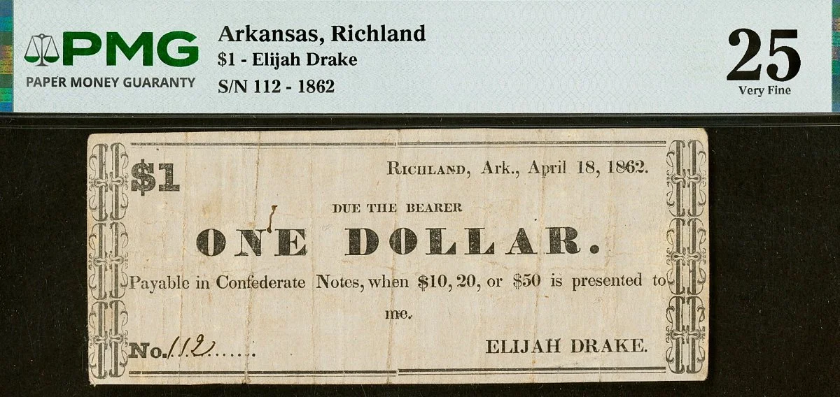 Hokiefan's-Collection-Of-Arkansas-Obsoletes,-Scrip-And-National-Bank-Notes