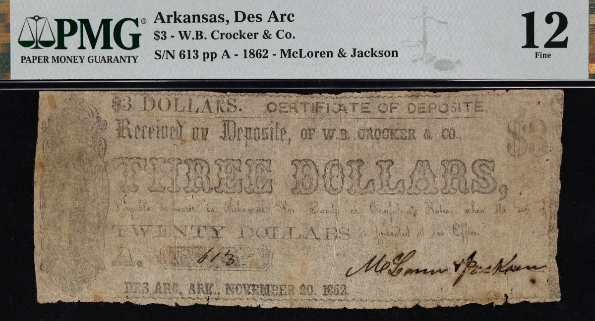 Hokiefan's-Collection-Of-Arkansas-Obsoletes,-Scrip-And-National-Bank-Notes