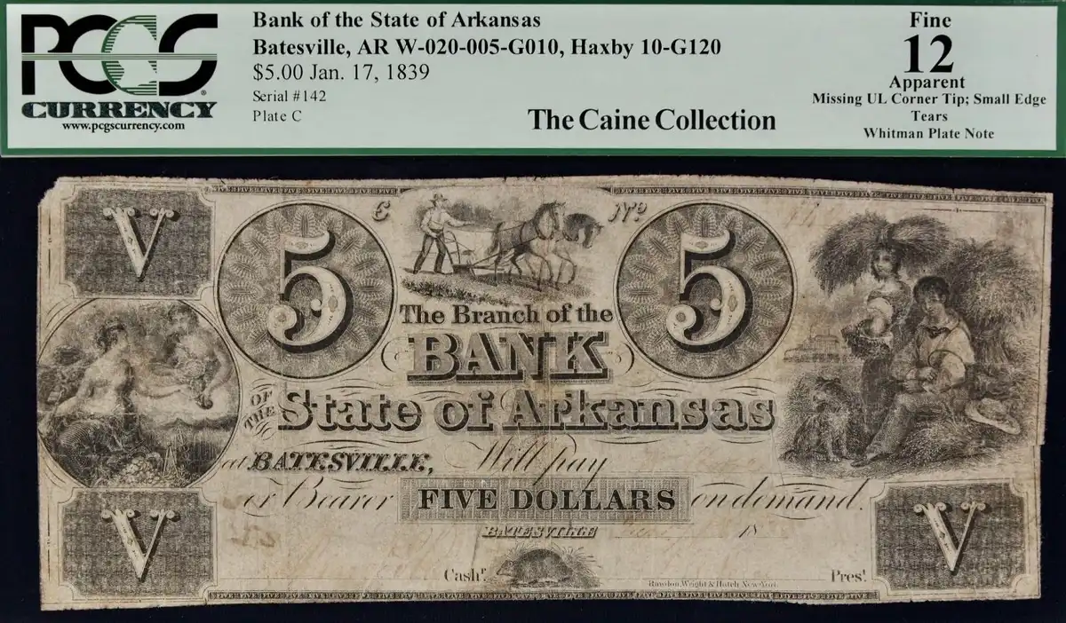 Hokiefan's-Collection-Of-Arkansas-Obsoletes,-Scrip-And-National-Bank-Notes