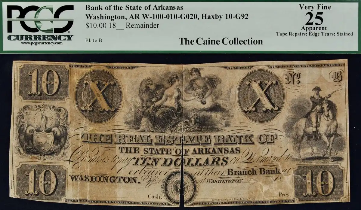 Hokiefan's-Collection-Of-Arkansas-Obsoletes,-Scrip-And-National-Bank-Notes
