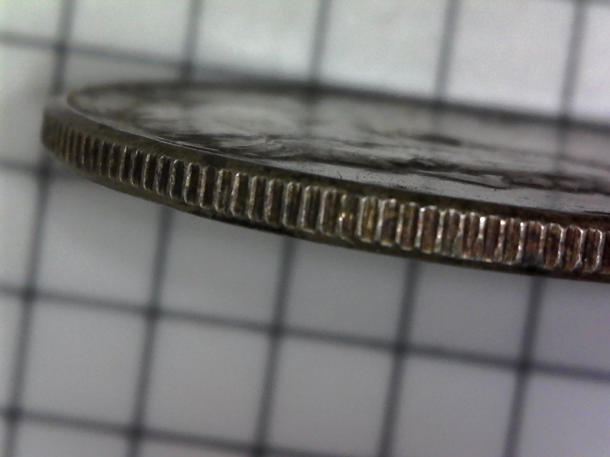 1964-Half-Dollar-Strange-Features-Toning-And-Square-Rim
