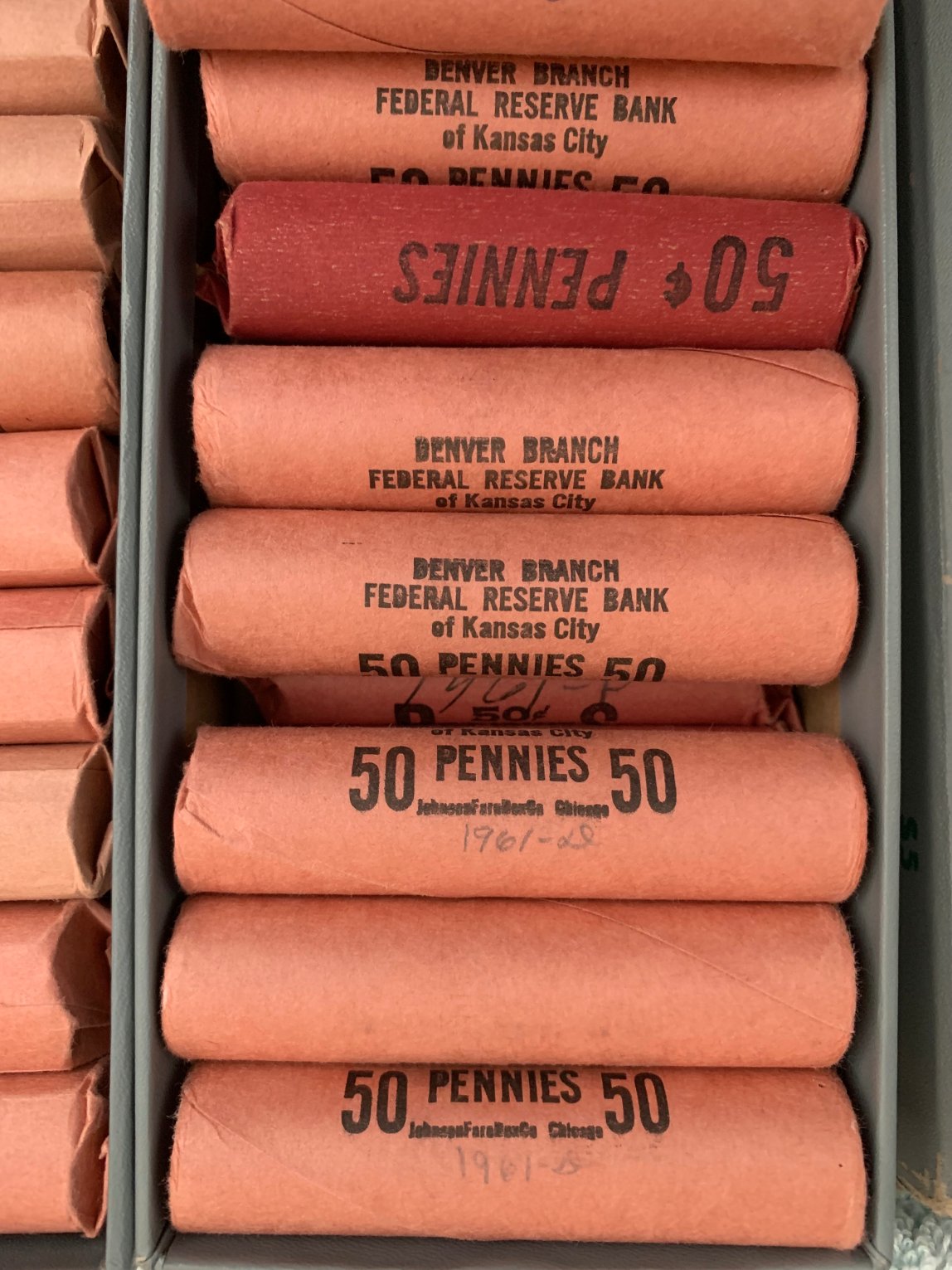 Picked-Up-A-Box-Of-Pennies-And-Was-Given-Someones-Collection-Instead.