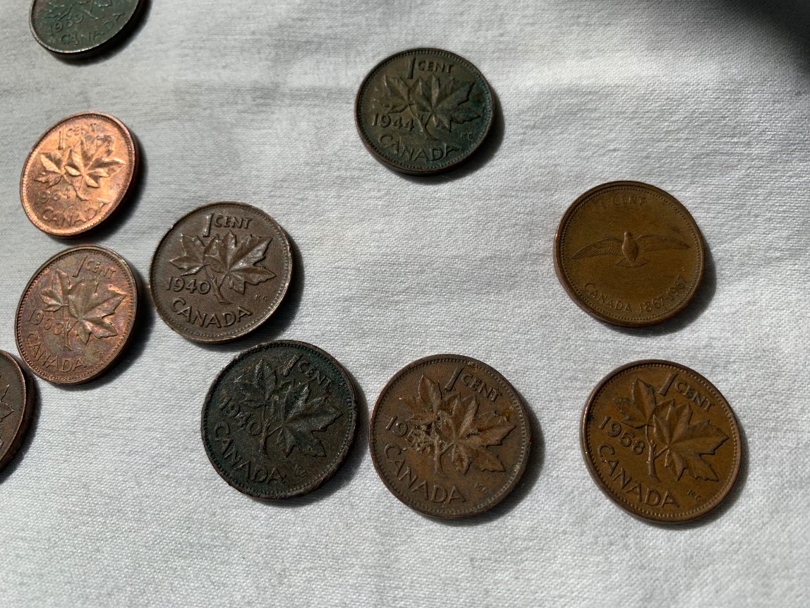 Picked-Up-A-Box-Of-Pennies-And-Was-Given-Someones-Collection-Instead.
