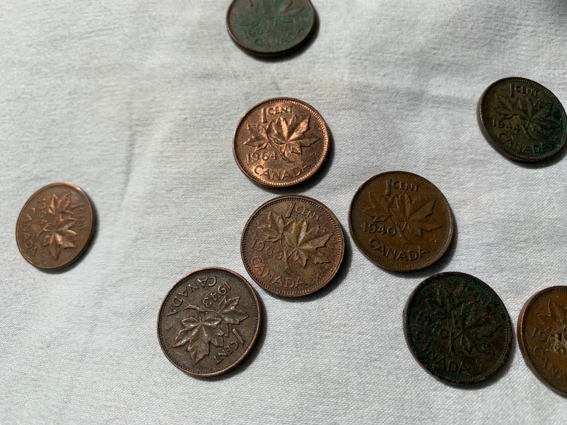 Picked-Up-A-Box-Of-Pennies-And-Was-Given-Someones-Collection-Instead.