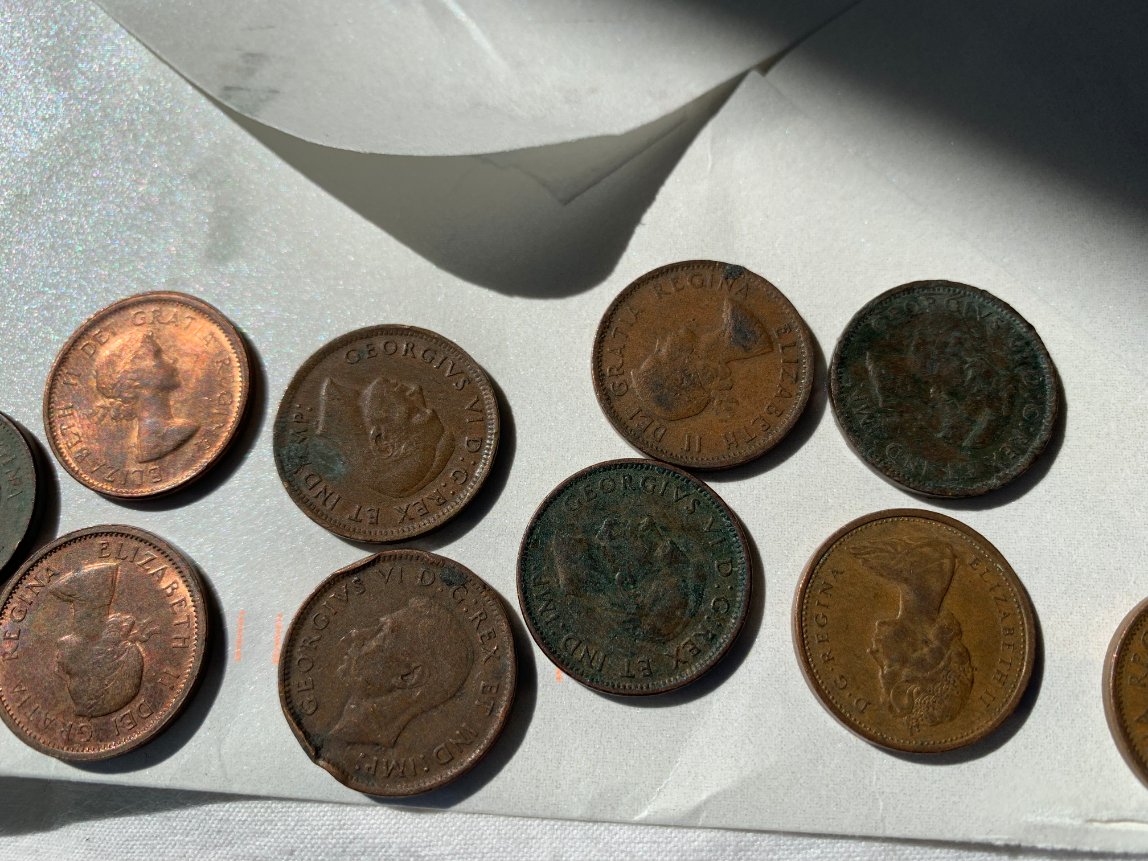 Picked-Up-A-Box-Of-Pennies-And-Was-Given-Someones-Collection-Instead.