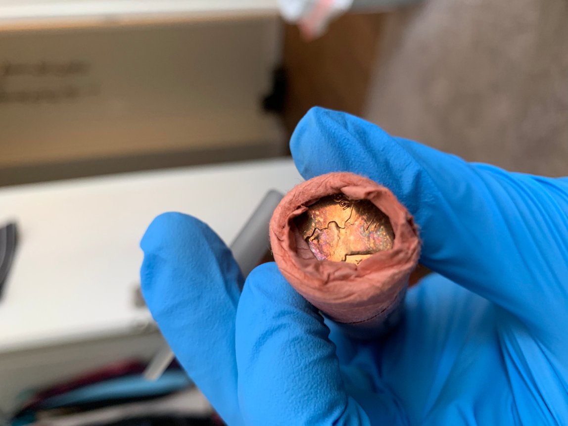 Picked-Up-A-Box-Of-Pennies-And-Was-Given-Someones-Collection-Instead.
