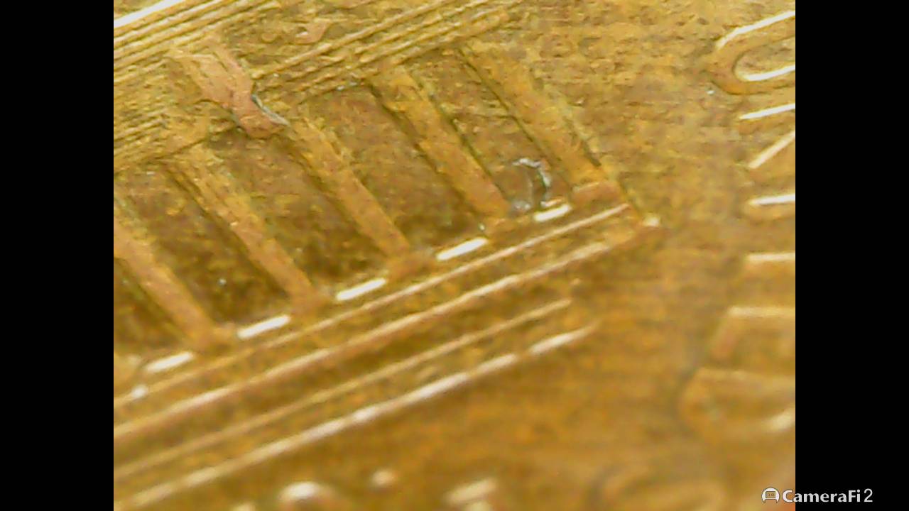 1999-Penny-With-A-Mark-I-Have-Not-Seen-On-Far-Left-Between-The-Columns..