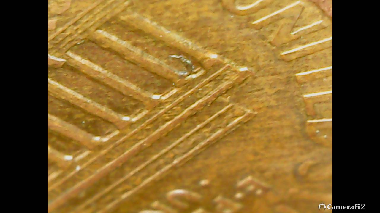 1999-Penny-With-A-Mark-I-Have-Not-Seen-On-Far-Left-Between-The-Columns..