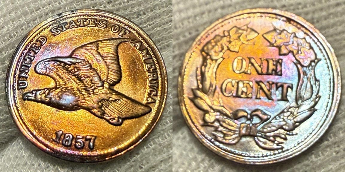 1857-Flying-Eagle-Cent:-Fake,-Whizzed,-Buffed?