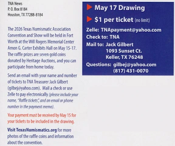 Texas-Numismatic-Association-Coin-And-Currency-Show:-May-15---17