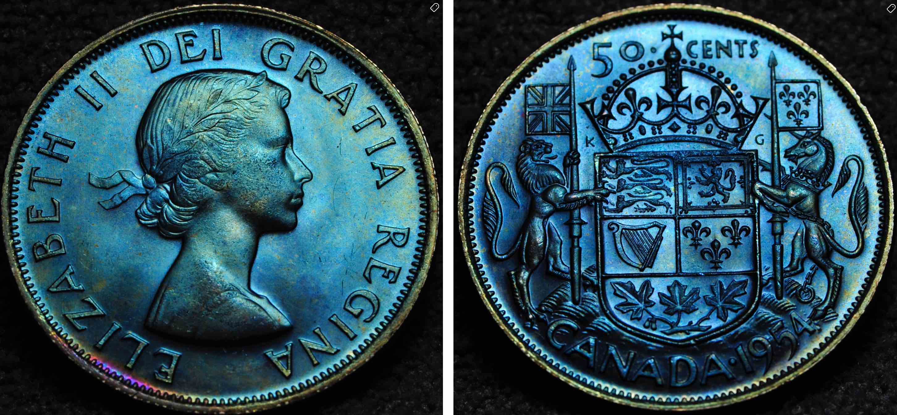 Artificial-Toning-Right?-1945-Canada-50�-ICCS-MS-65-PQ+