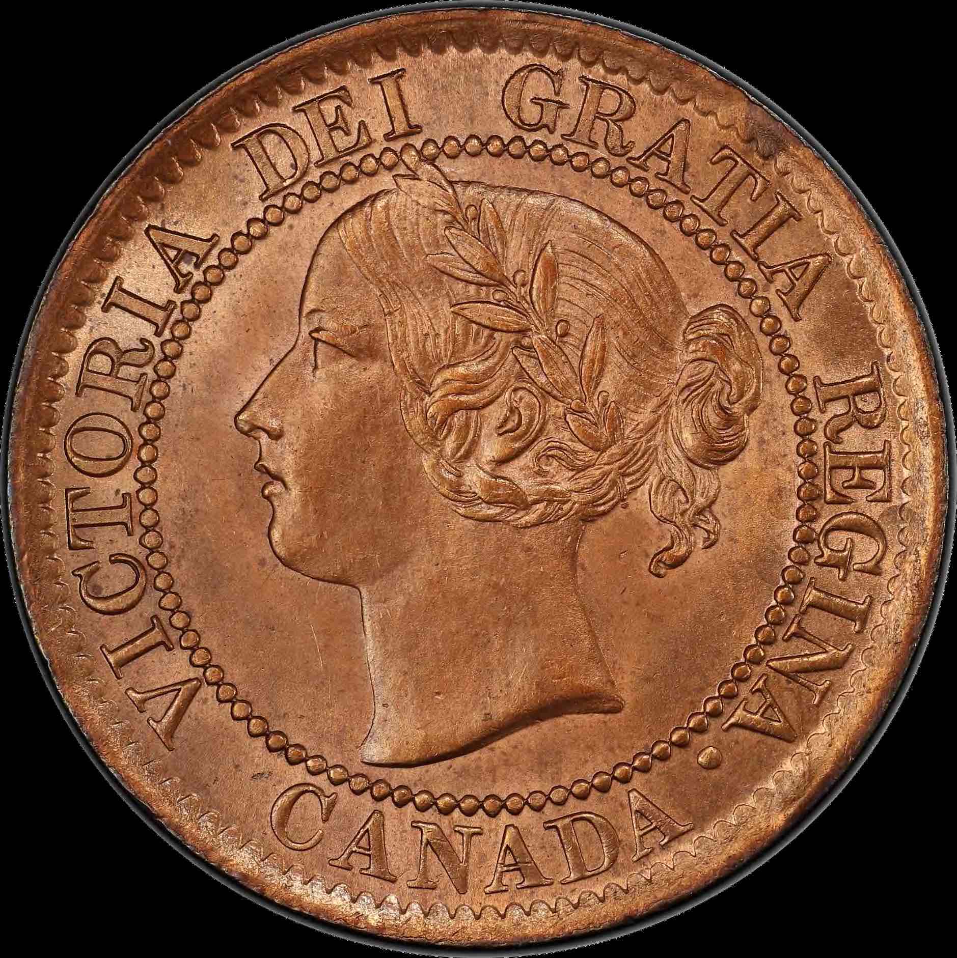 1859-Dp-N9-Variation-Of-#4-One-Cent-1�-Also-Double-8-And-Double-5-ICCS-MS-64