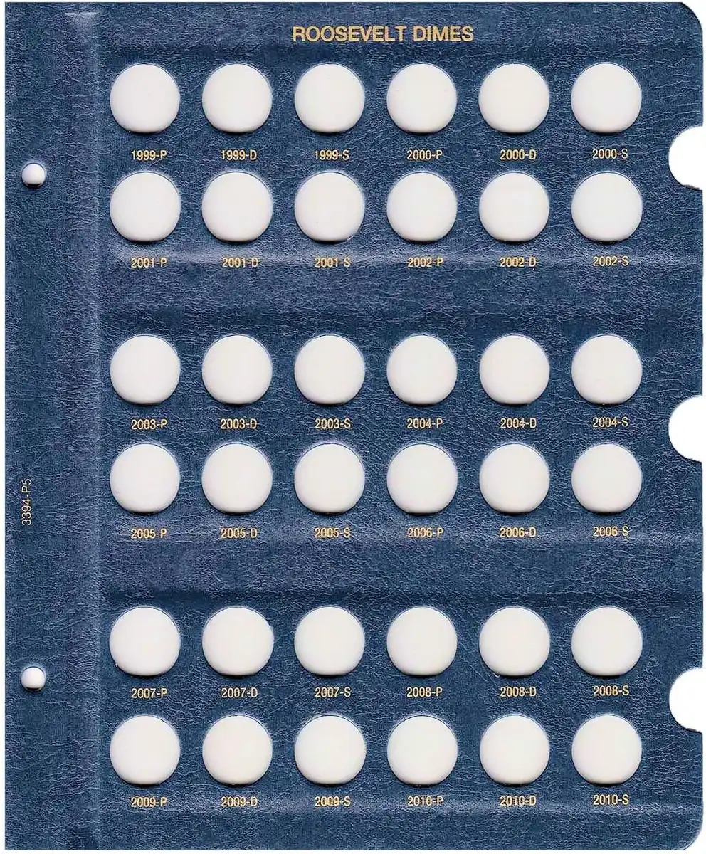 Whitman-Type-Set-Album-Vs-Dansco-7070-Type-Set