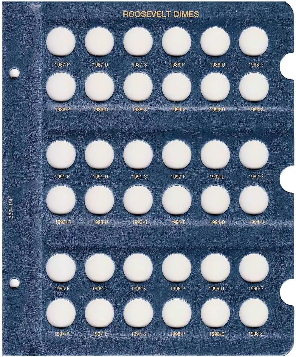 Whitman-Type-Set-Album-Vs-Dansco-7070-Type-Set