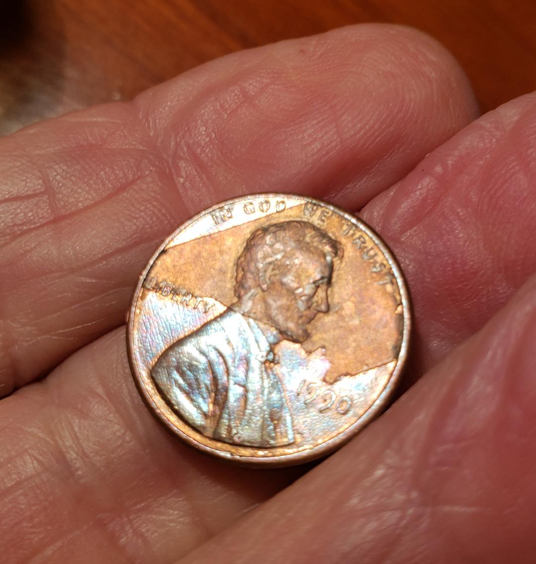 Lamination-1990-Lincoln-Cent