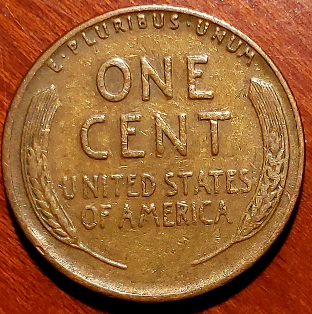 Lincoln-Cent-1945-D-Lamination