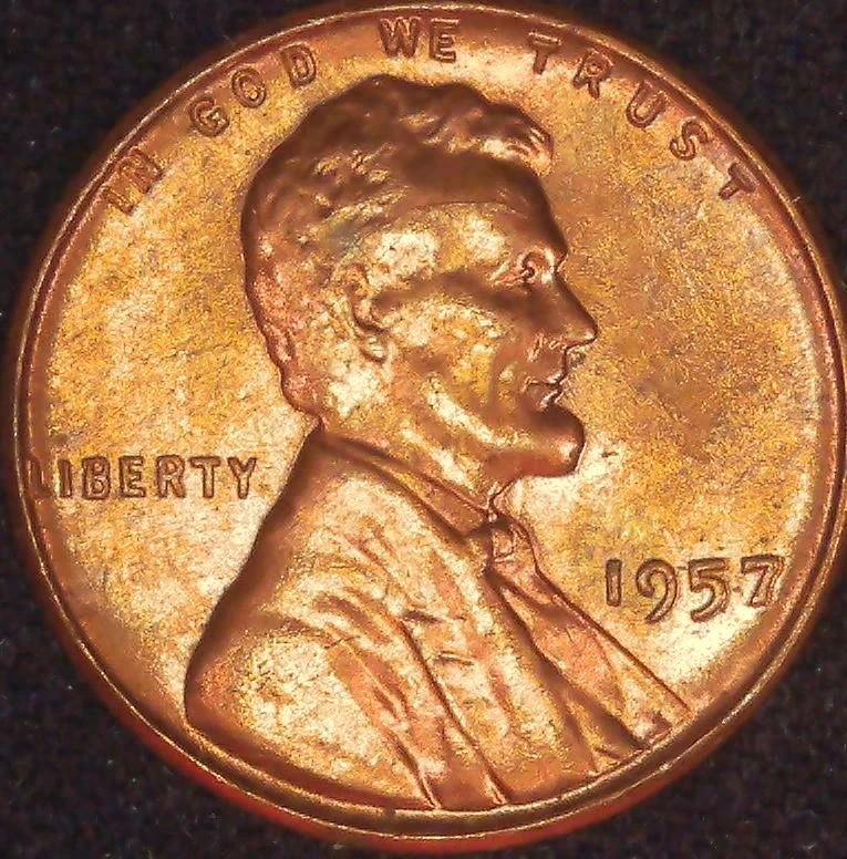 1957-Lincoln-Wheat-Cent-4-Times-DDR-Or-MD