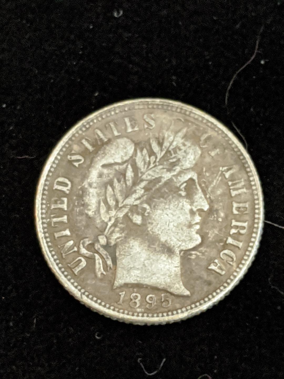 1895-Barber-Dime-For-Grading
