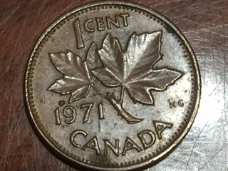 Dot-On-1971-Canadian-Cent-?