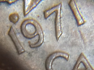 Dot-On-1971-Canadian-Cent-?