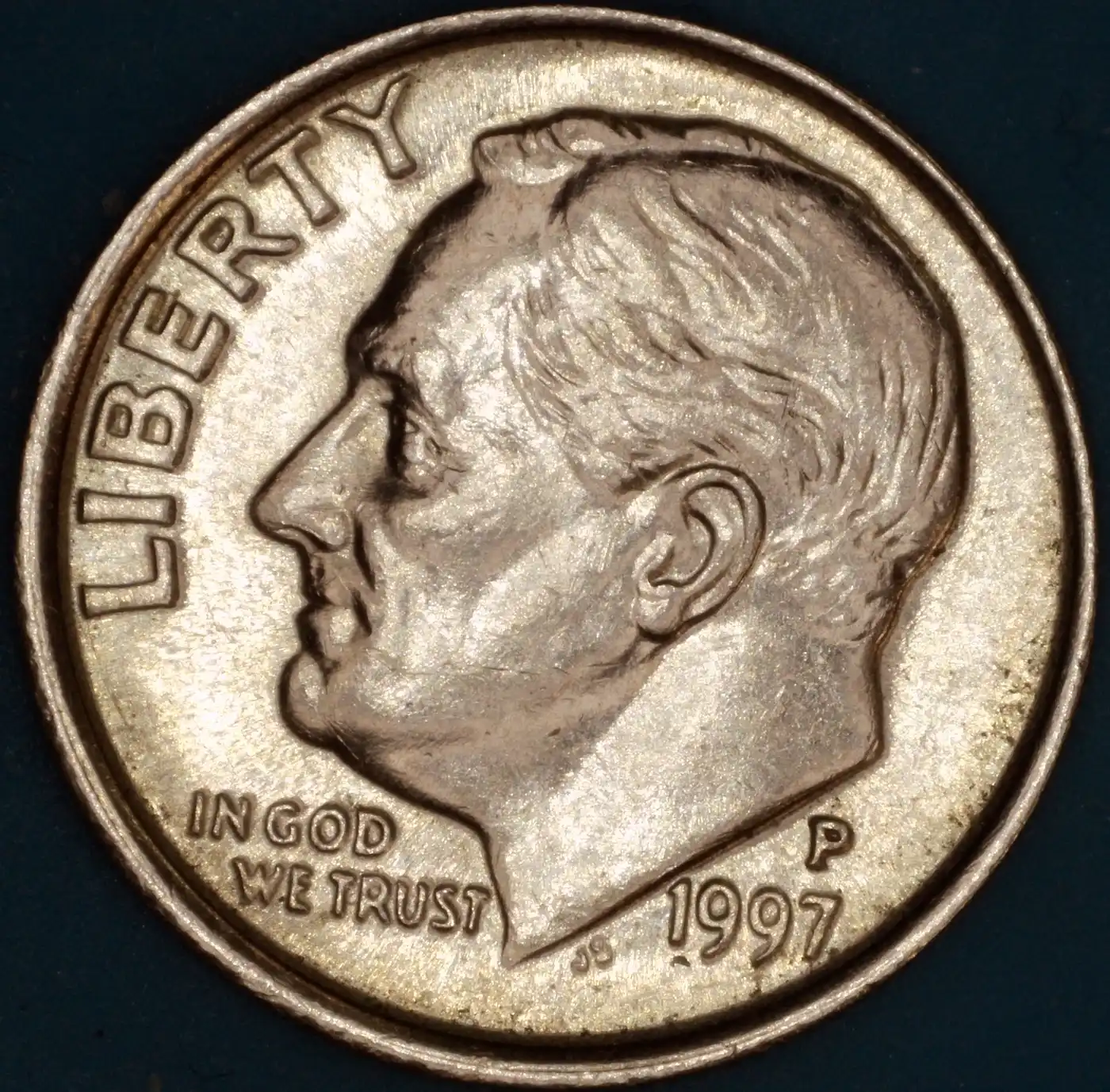 1997-P-Dime-Extra-Thick-Rim-And-Flame-Touching-S-And-More