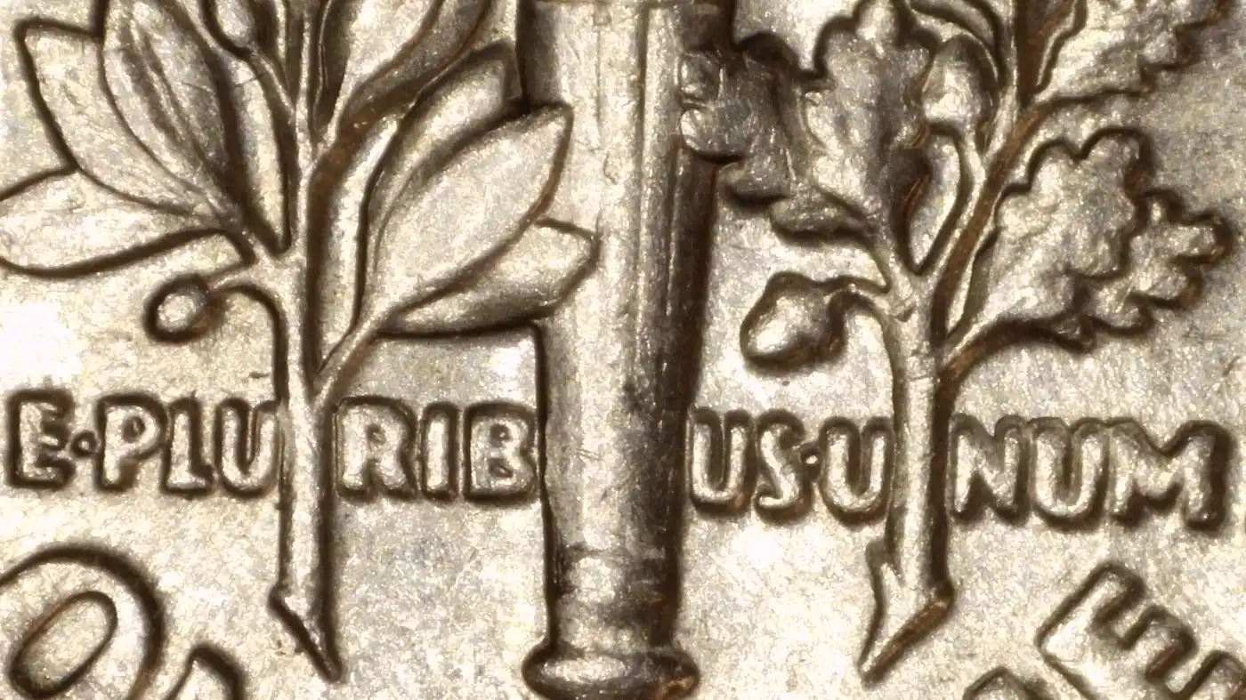 1997-P-Dime-Extra-Thick-Rim-And-Flame-Touching-S-And-More