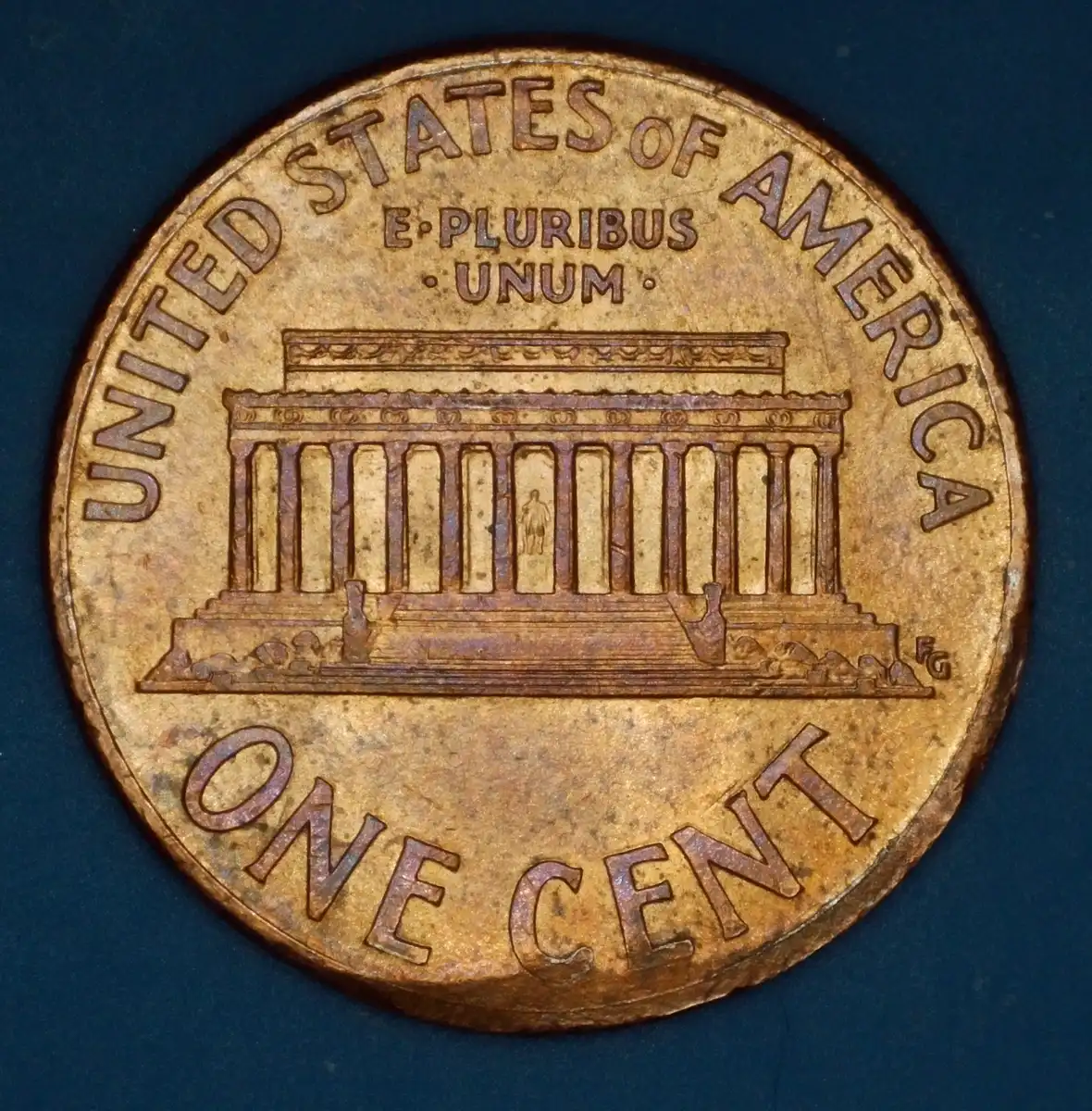 1999-D-Penny-Lincoln-Has-Stud-Earrings?-Rim-Issue?