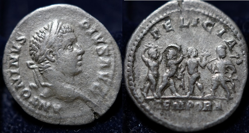 Caracalla-Four-Seasons/-Denarius