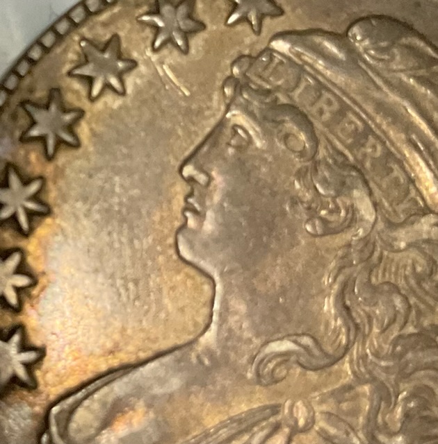 1827-Capped-Bust-Half-For-Grading