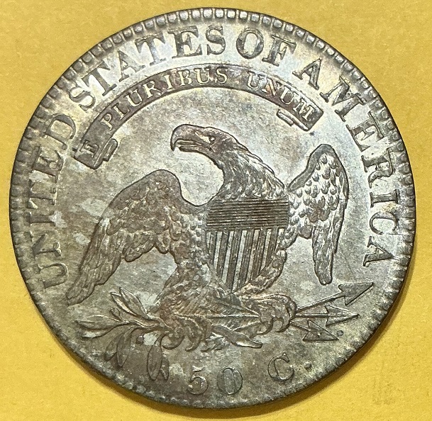 1822/1-Capped-Bust-Half-For-Grading-/-Overton
