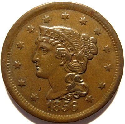 1856-Slanted-5-Large-Cent-For-Grading