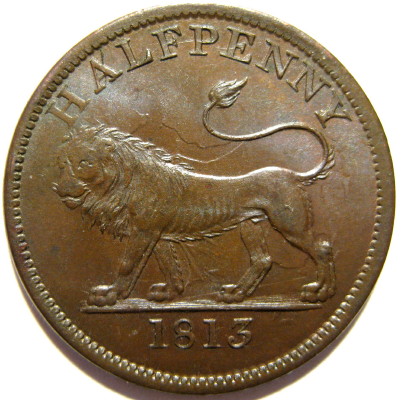 1813-British-Copper-Company-Half-Penny-Token