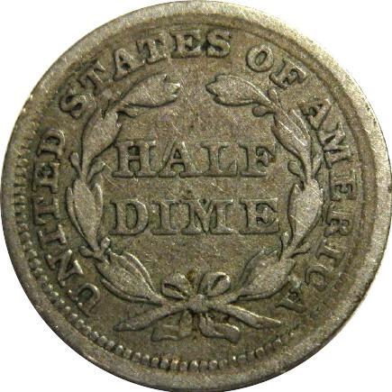 1857-Liberty-Seated-Half-Dime-For-Grading