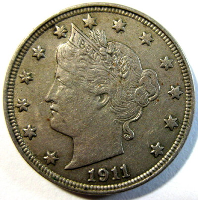 1911-Liberty-Head-Nickel-For-Grading
