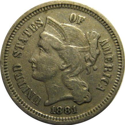 1881-3-Cents-Nickel-For-Grading