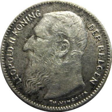 Belgium-1909-50-Cents-For-Grading