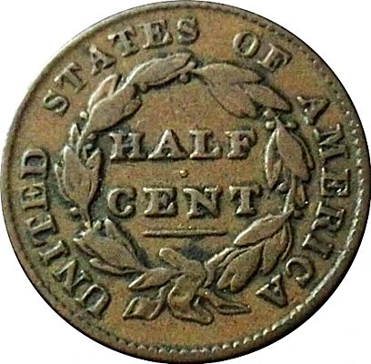1828-Half-Cent-For-Grading