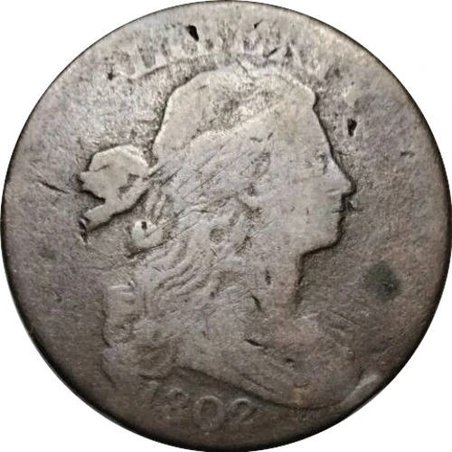 1802-Drapped-Bust-Large-Cent-For-Grading
