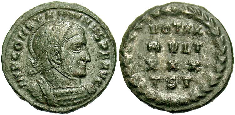Roman-Imperial-Coin,-Vot-Mult-Xxx