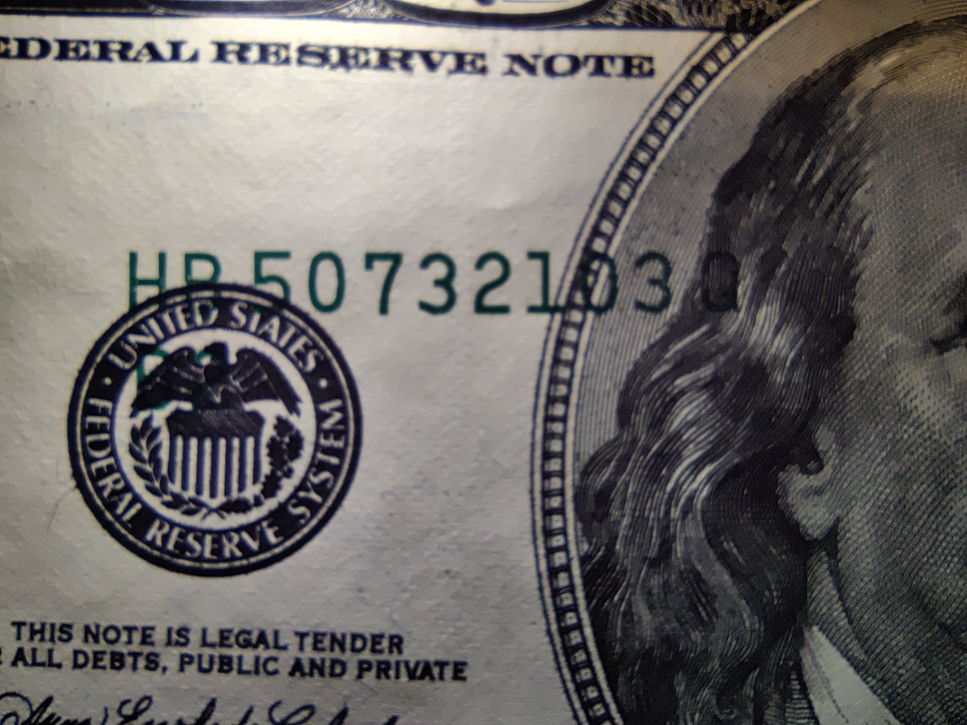 2006-100usd-Error/Misprint---Serial-Number-Shift---Value