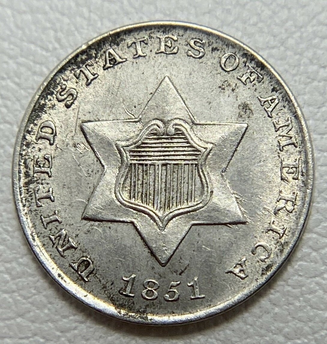 Three-Cent-Silver-New-Purchase.--Thoughts-Please.--MS-Grade?