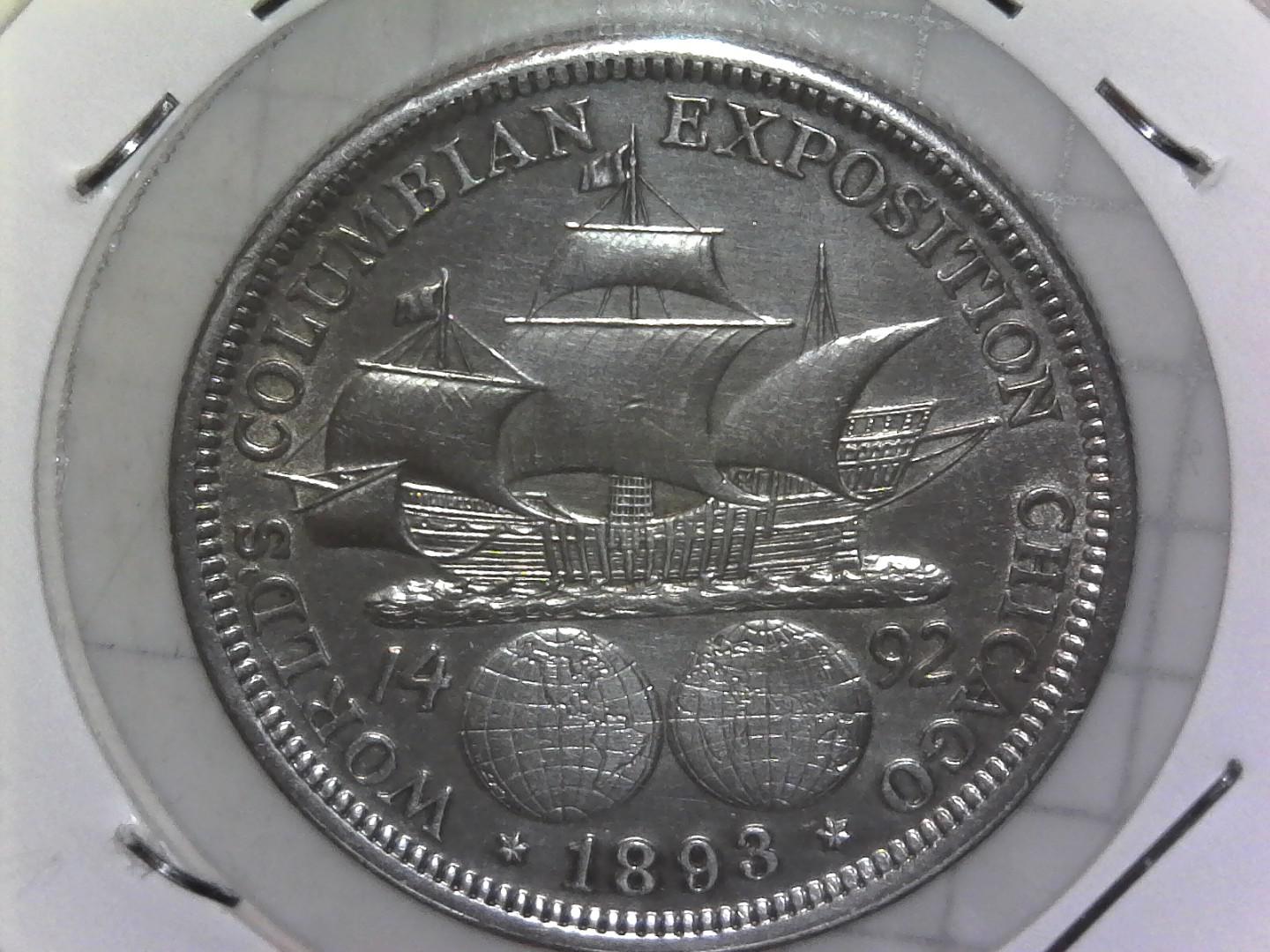 50-Cent,-World's-Columbian-Exposition--For-Grading