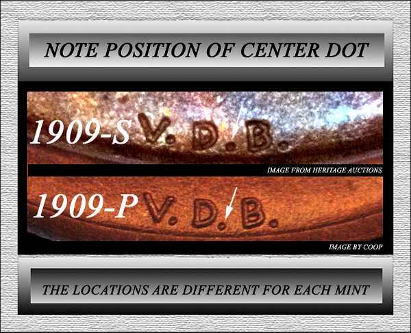 Lincoln-Cent-1909-VDB-Vs.-1909-S-VDB