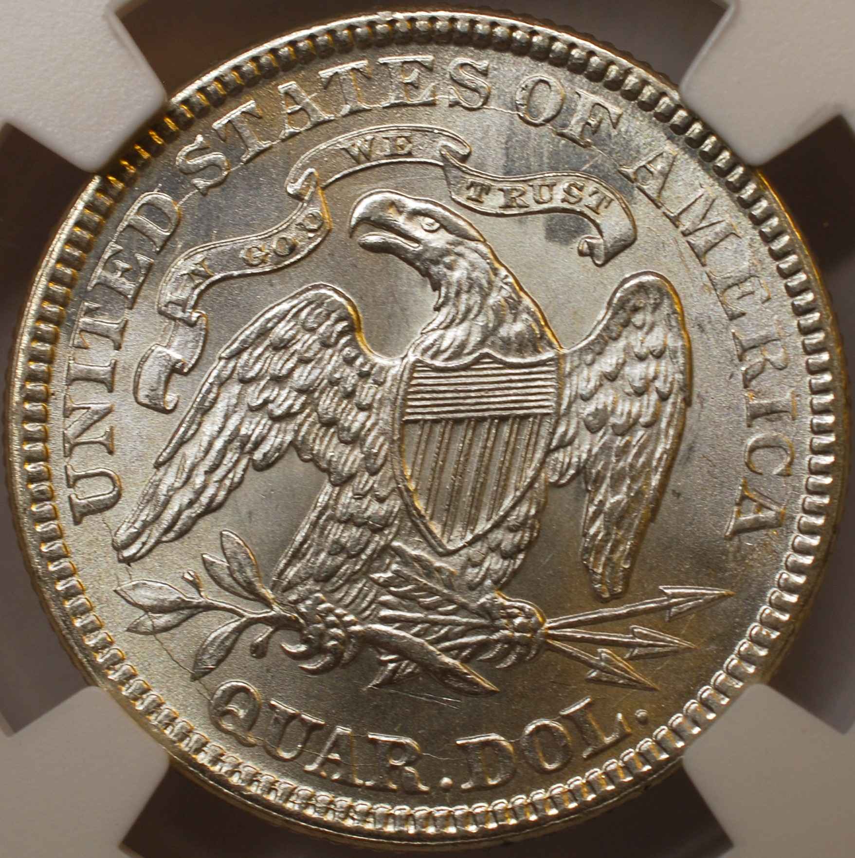 1876-Seated-Liberty-Quarter,-NGC-Graded