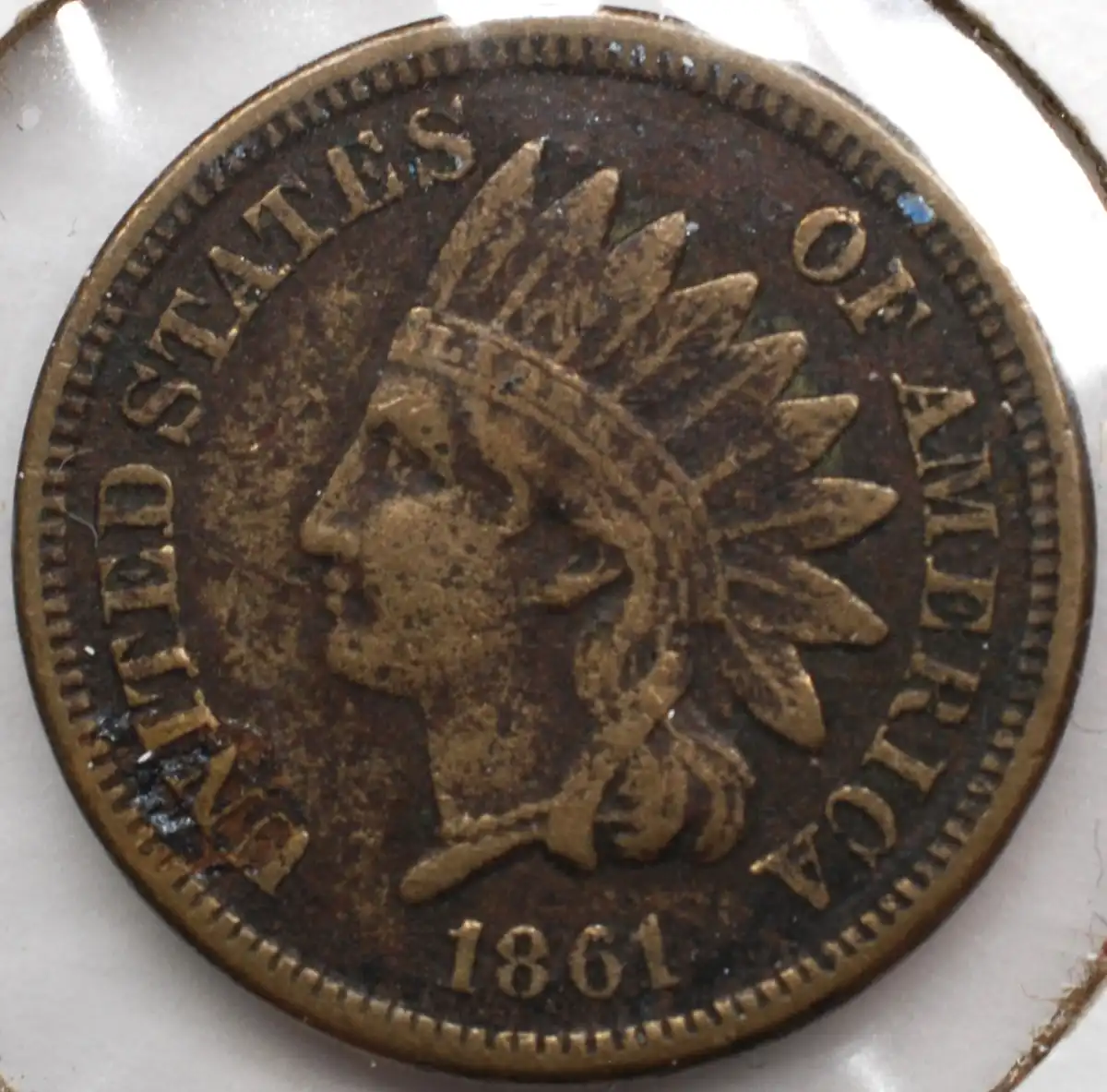 1861-Indian-Head-Cent:--Raffle-Win