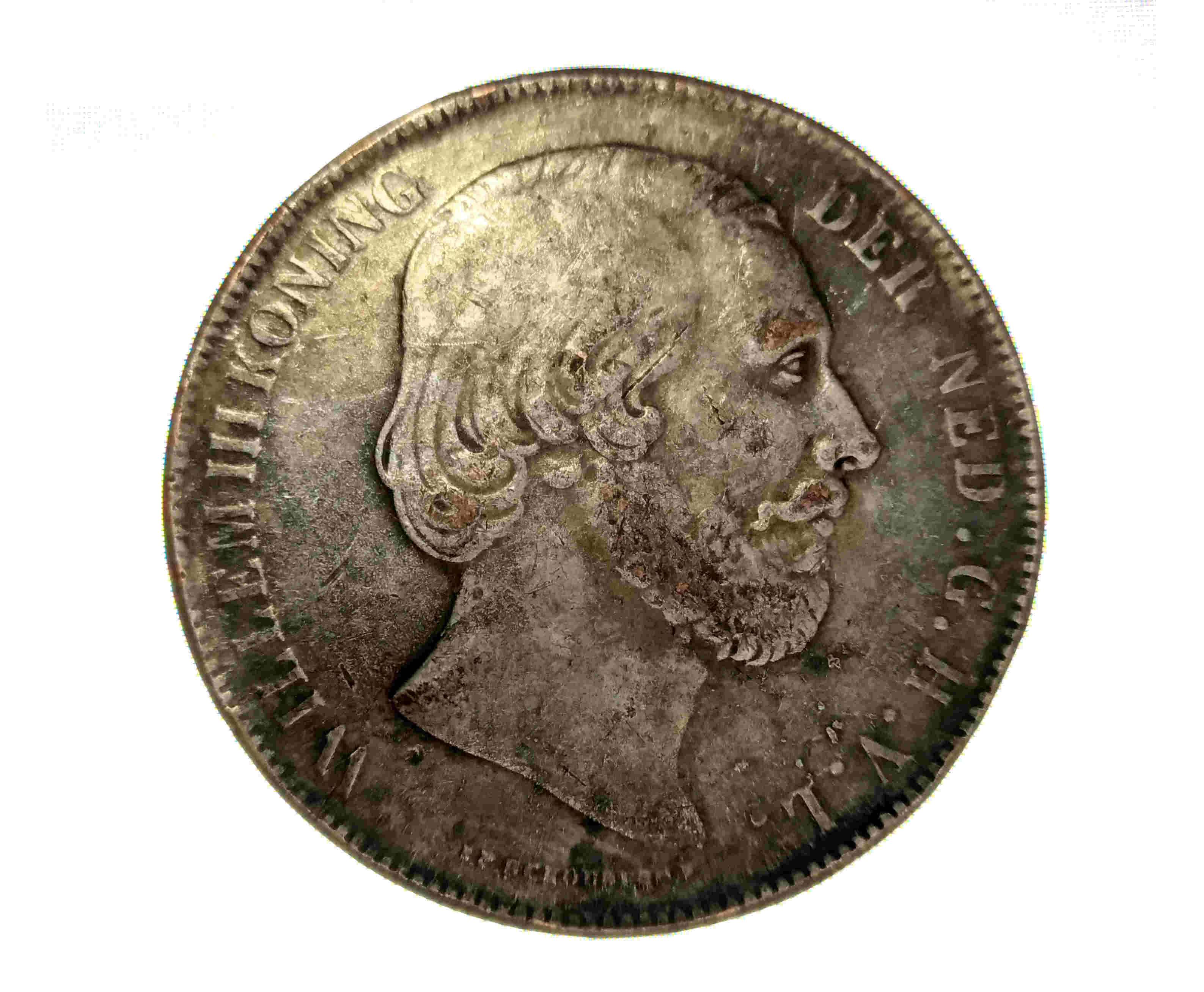 Netherland-1863-2-1/2-Gulden-Willem-III