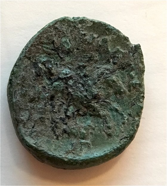 Ancient-Bronze-Coin,-Macedonian?