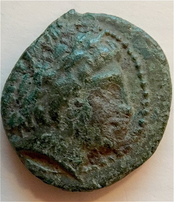 Ancient-Bronze-Coin,-Macedonian?